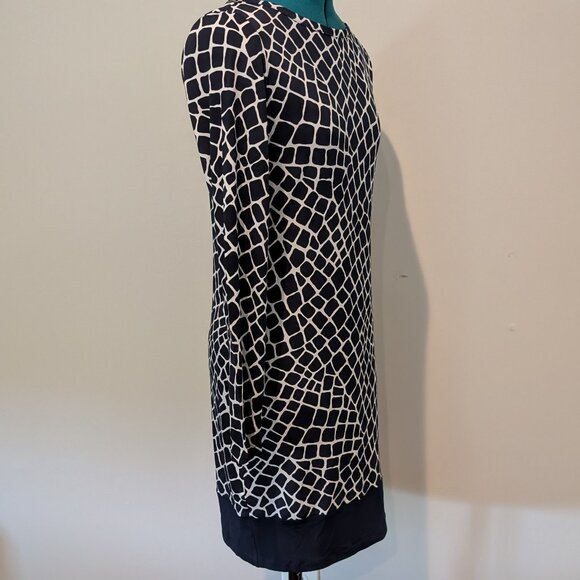 Michael Kors True Navy Shift Dress Size S - Picture 2 of 3